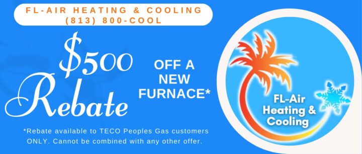 $500 Rebate off new furnace