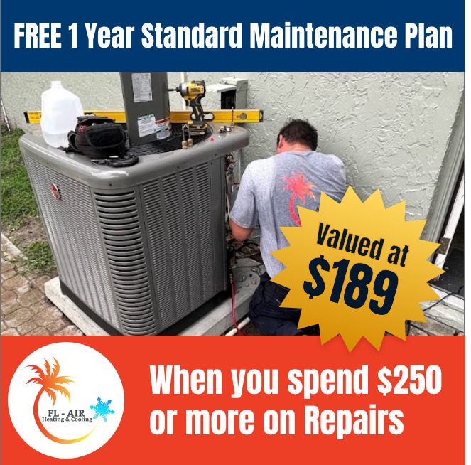 FREE 1 Year Standard Maintenance Plan